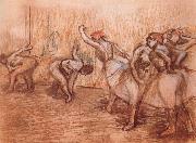 Edgar Degas dancers painting